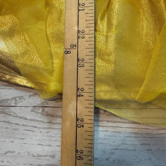 Disney Princess Belle Dress Beauty And The Beast Costume Girls Size Small 6/6X - Picture 6 of 11